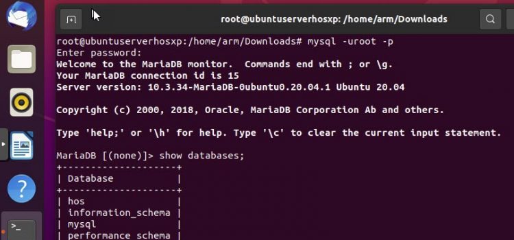 [Ubuntu] คู่มือติดตั้ง MariaDB 10.3 บน Ubuntu Server 20